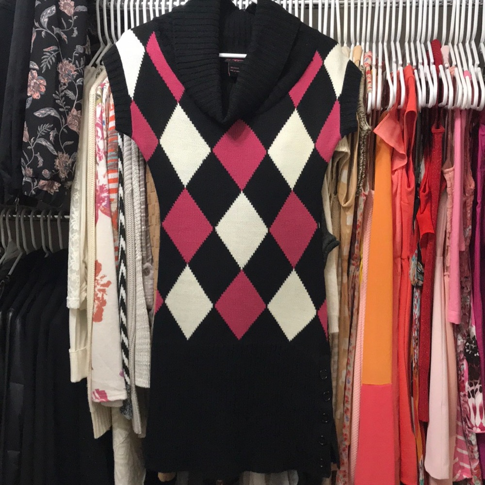 Cowl Neck Sweater Dress